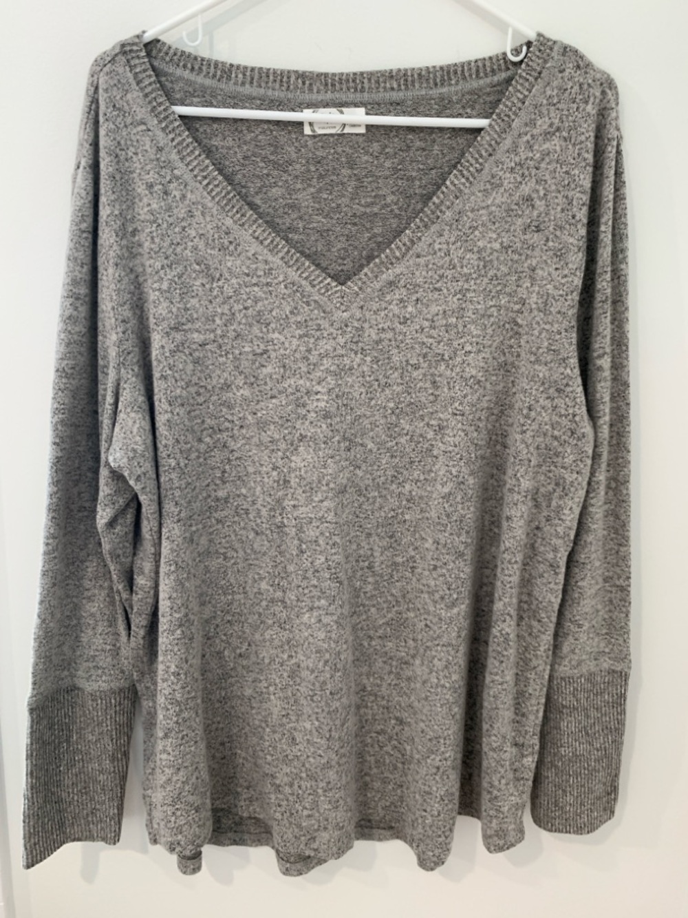 Maurices grey vneck sweater